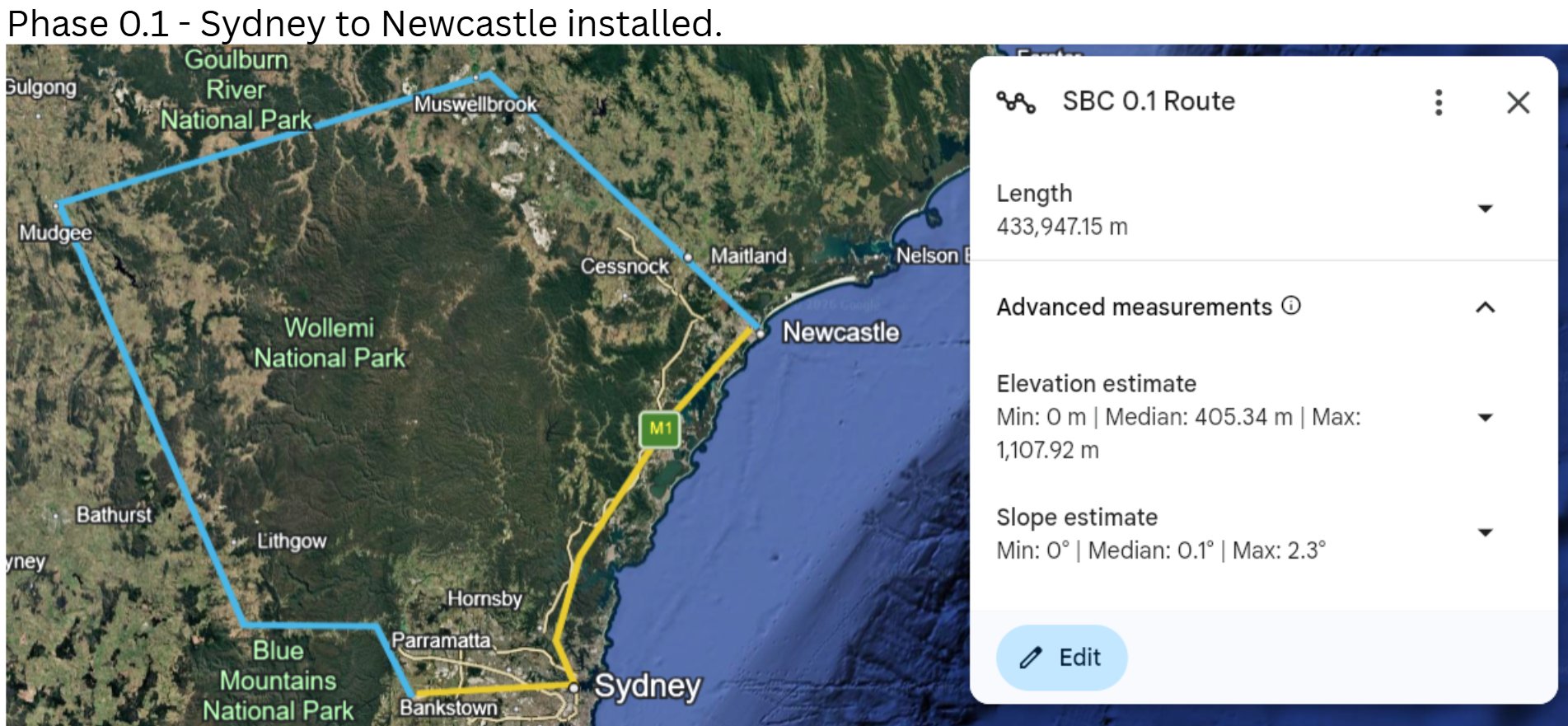Phase 0 — Melbourne to Brisbane